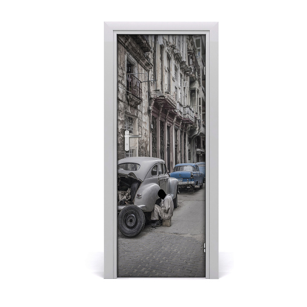 Fototapeta na dvere Ulica v Havane