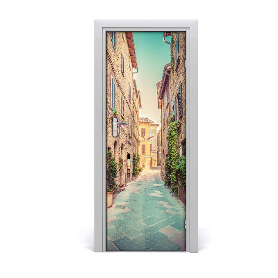 Fototapeta samolepiace na dvere Ulice v Taliansku