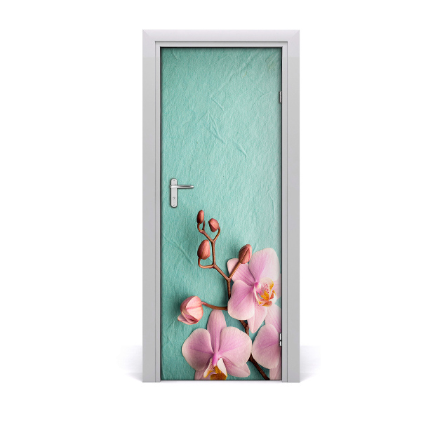 Fototapeta samolepiace na dvere Ružová orchidea