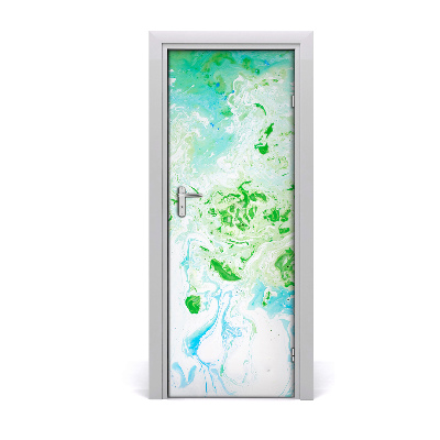 Fototapeta na dvere Zelené škvrny