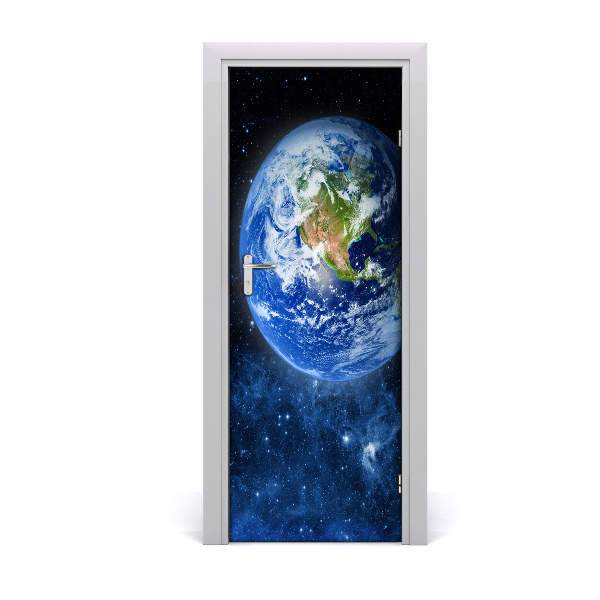 Fototapeta na dvere Glóbus vo vesmíre
