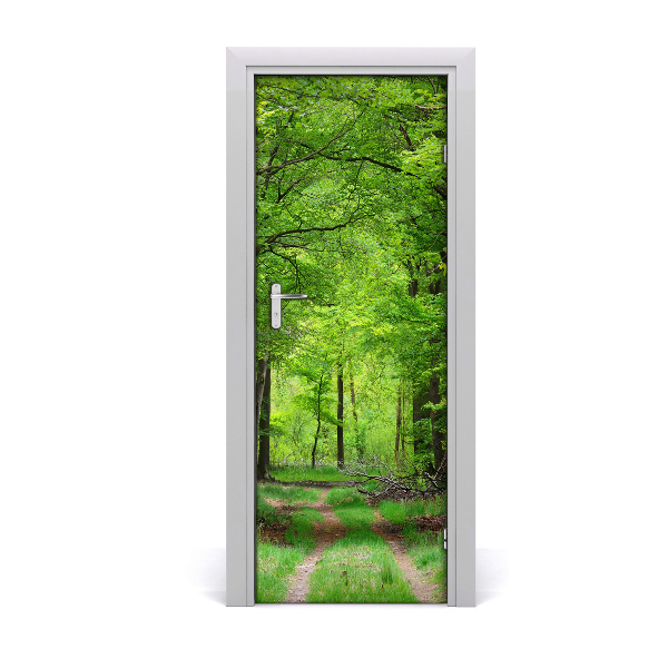 Fototapeta samolepiace na dvere Lesná cesta