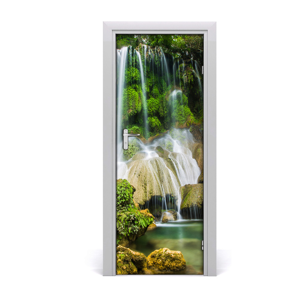 Fototapeta samolepiace na dvere Vodopád v džungli