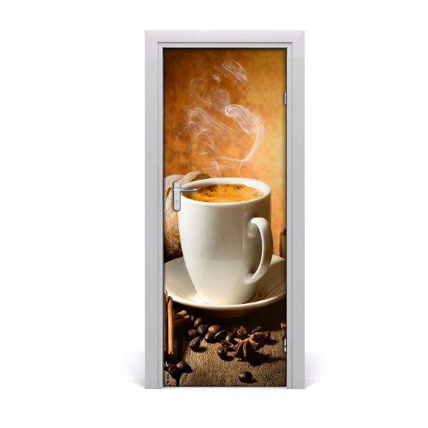 Fototapeta samolepiace na dvere Aromatická káva