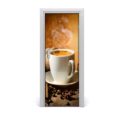 Fototapeta samolepiace na dvere Aromatická káva