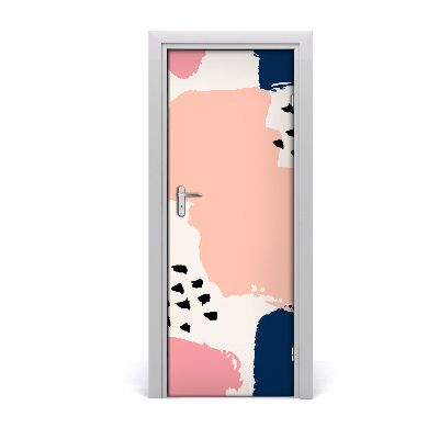 Fototapeta samolepiace na dvere Pozadie vo farebných škvrnách