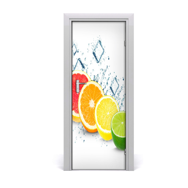 Fototapeta na dvere Farebné citrusy