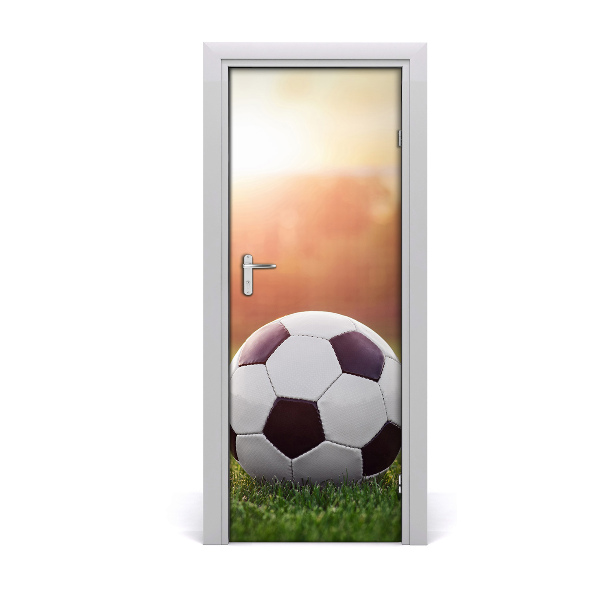 Fototapeta samolepiace na dvere Futbal na ihrisku