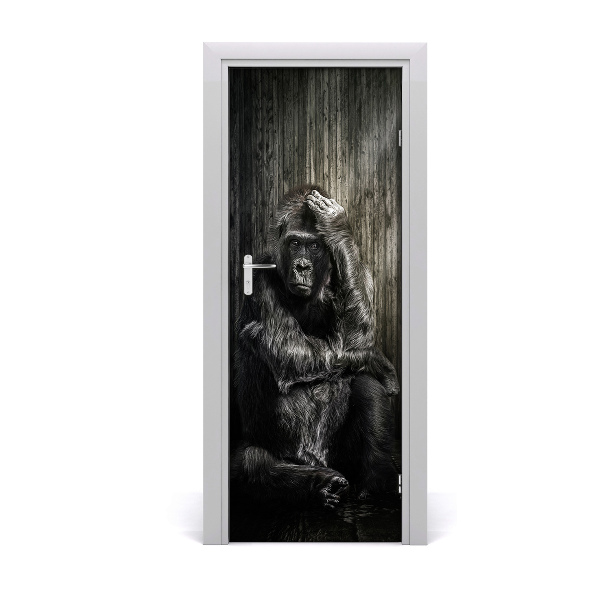 Fototapeta samolepiace na dvere Gorila
