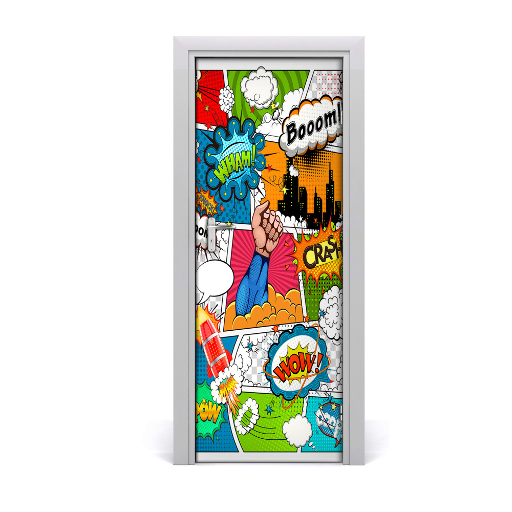 Fototapeta samolepiace na dvere Komiksový pás