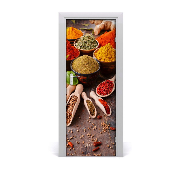 Fototapeta samolepiace na dvere Aromatické korenie