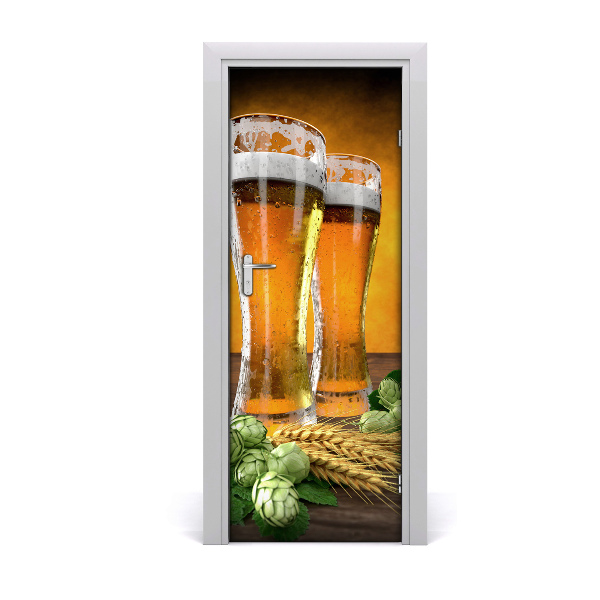 Fototapeta samolepiace na dvere Pivo