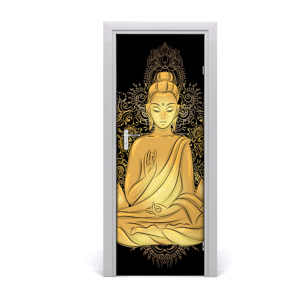 Fototapeta samolepiace na dvere Budha a mandala