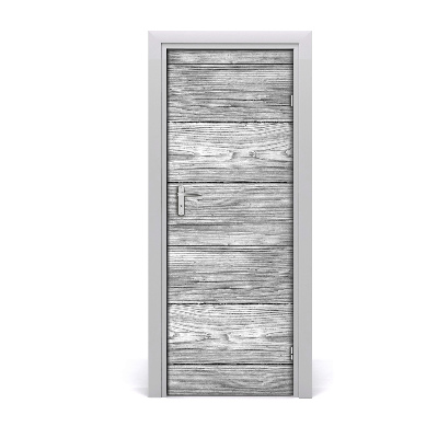 Fototapeta samolepiace na dvere Sivé drevené pozadie