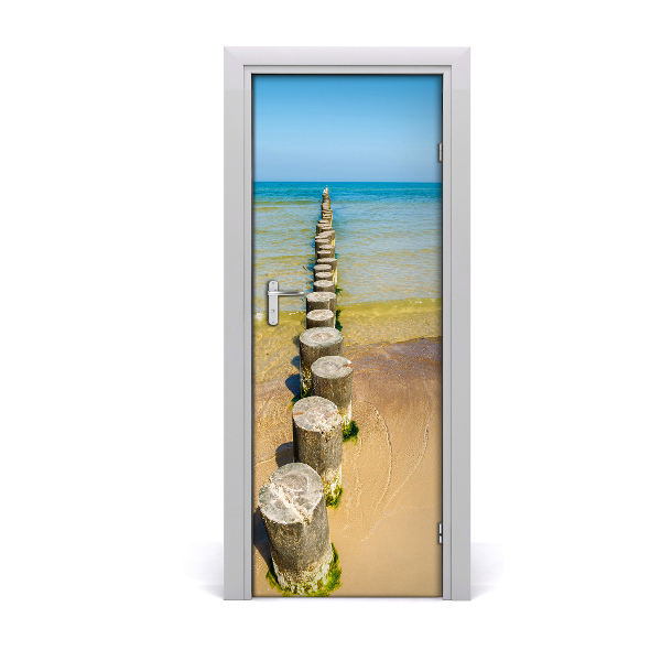 Fototapeta samolepiace na dvere Vlnolam