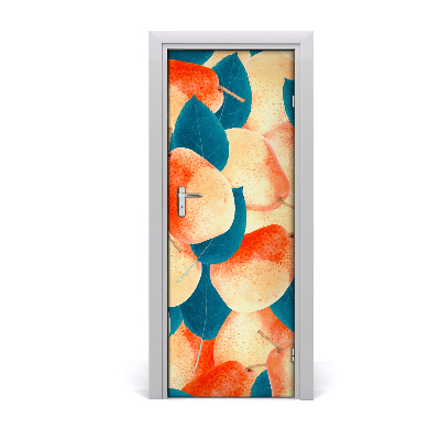 Fototapeta na dvere Hrušky a listy