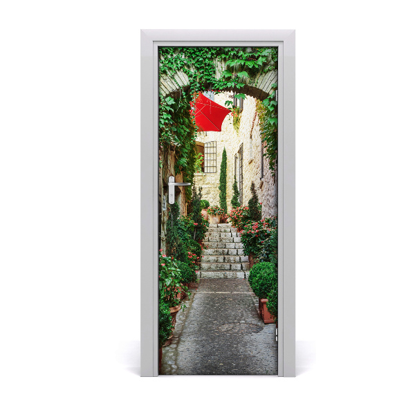 Fototapeta na dvere Zelené ulice vo Francúzsku
