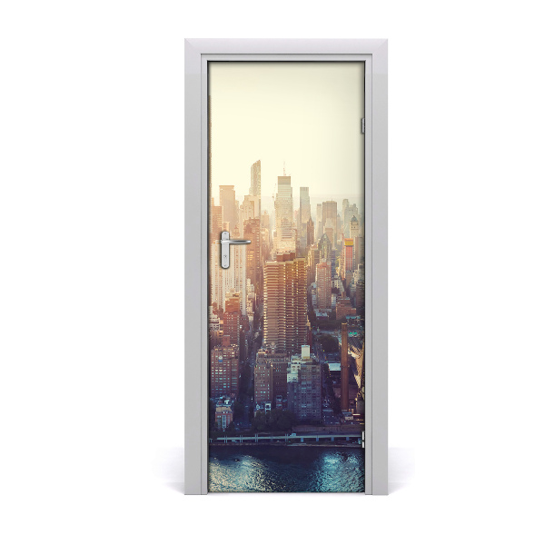 Fototapeta na dvere New York z vtáčej perspektívy