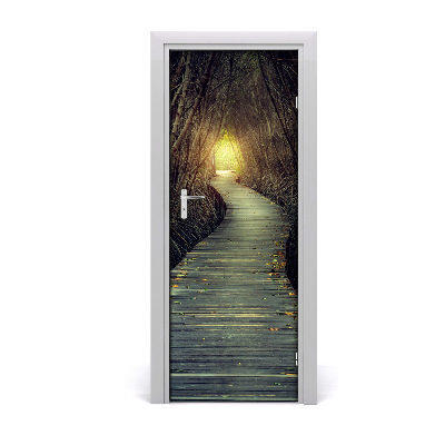 Fototapeta samolepiace na dvere Cesta v lese