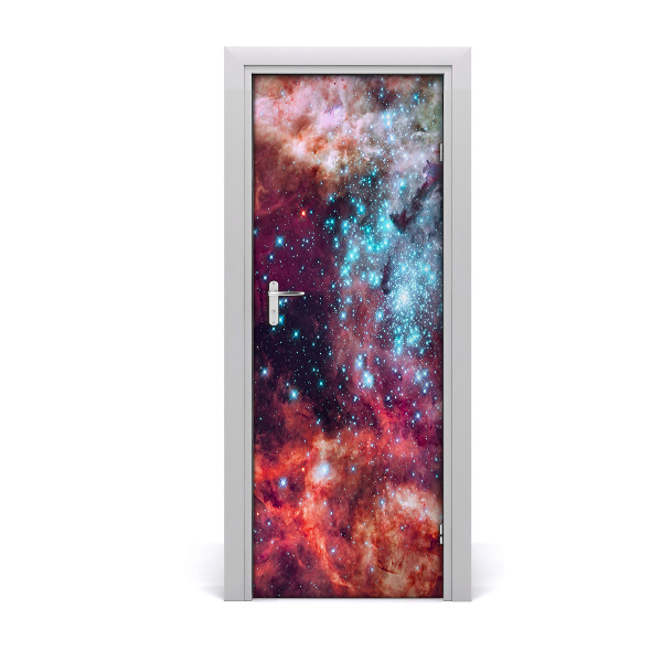 Fototapeta samolepiace na dvere Dúhová galaxia