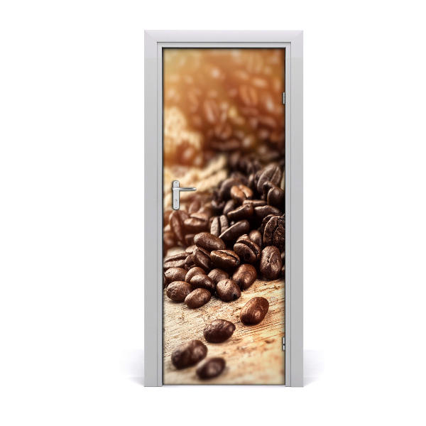 Fototapeta na dvere Zrnková káva