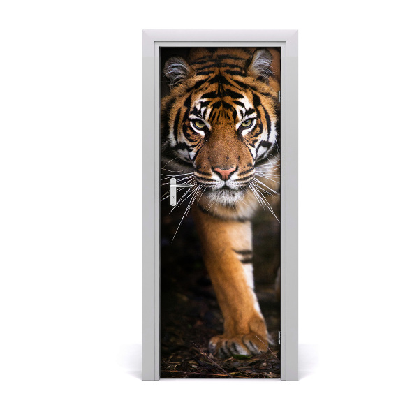 Fototapeta na dvere Divoký tiger