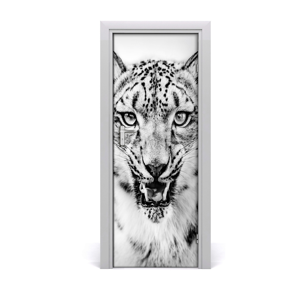 Fototapeta samolepiace na dvere Snežný leopard