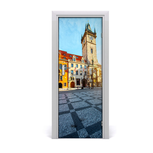 Fototapeta samolepiace na dvere Trhové námestie v Prahe