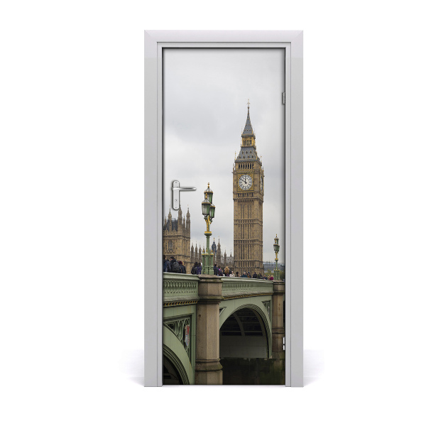 Fototapeta na dvere Londýnsky most Big Ben