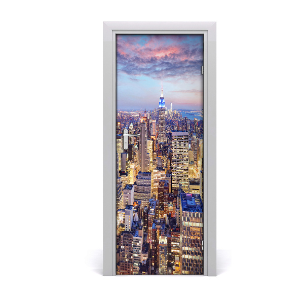 Fototapeta na dvere Panoráma New Yorku