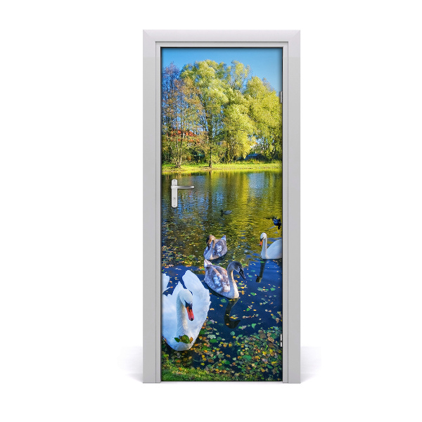 Fototapeta samolepiace na dvere Labute