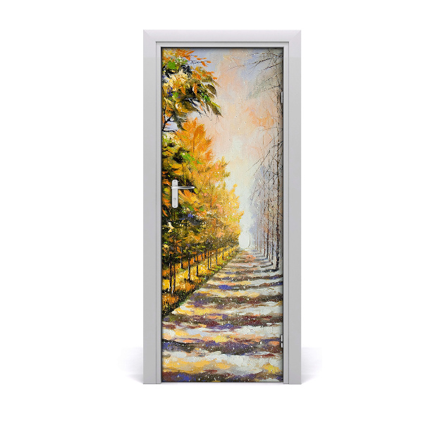 Fototapeta samolepiace na dvere Jesenný park