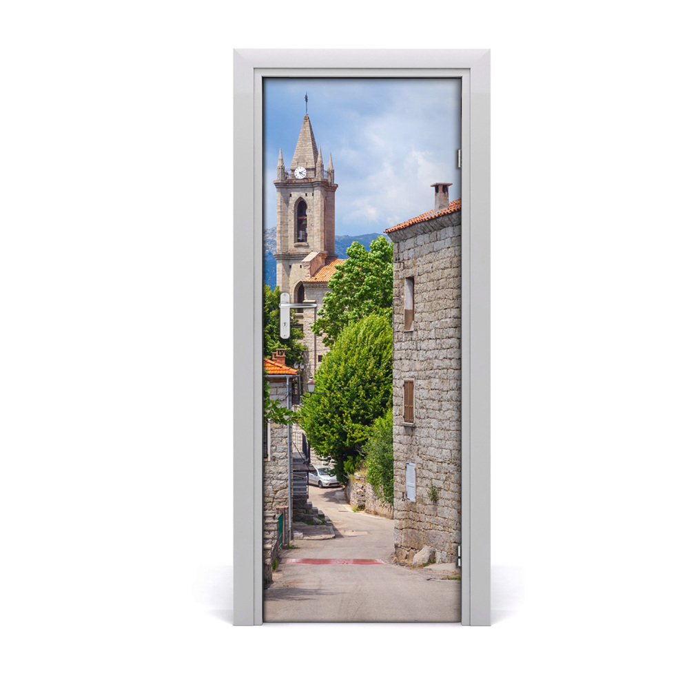 Fototapeta samolepiace na dvere Očarujúca ulica mesta