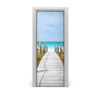 Fototapeta samolepiace na dvere Cesta na pláž