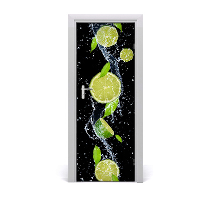 Fototapeta na dvere Limetková voda