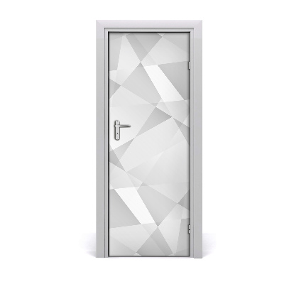 Fototapeta na dvere Svetlé trojuholníky