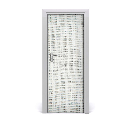 Fototapeta samolepiace na dvere Biele plátno