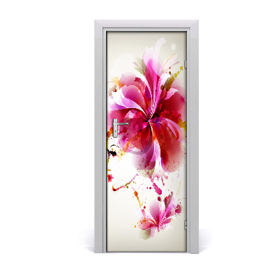 Fototapeta samolepiace na dvere Ženský kvet