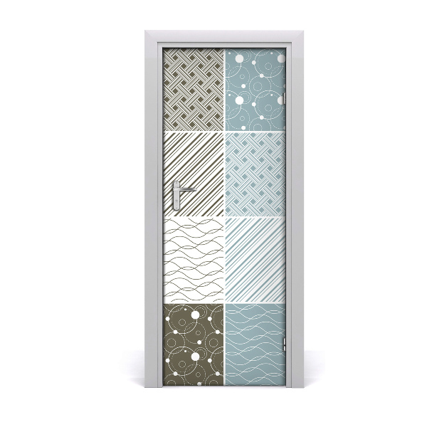 Fototapeta na dvere Patchwork