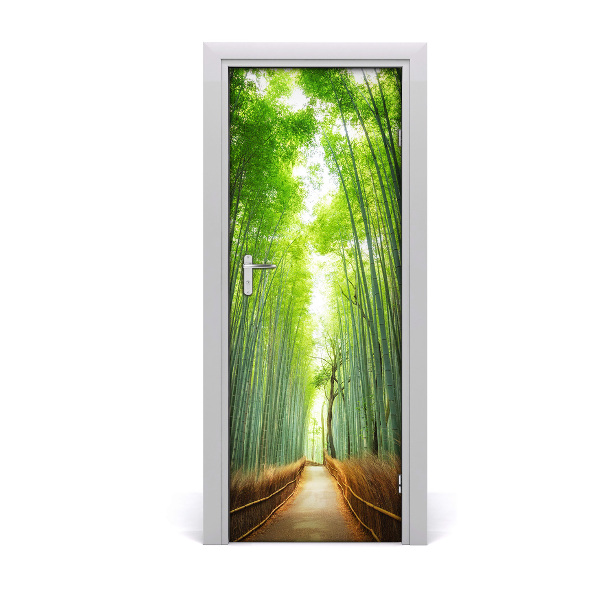 Fototapeta na dvere Cesta v bambusovom lese