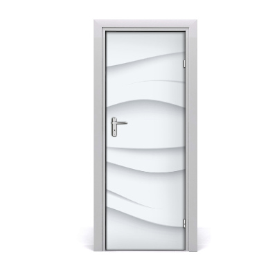 Fototapeta samolepiace na dvere Abstraktné vlny