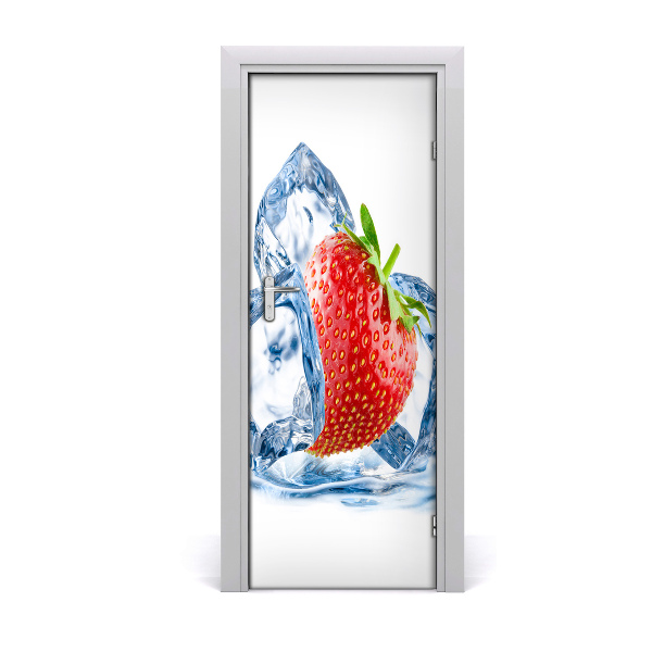 Fototapeta na dvere Jahodový ľad