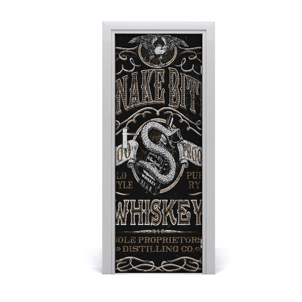 Fototapeta na dvere Whiskey Snake