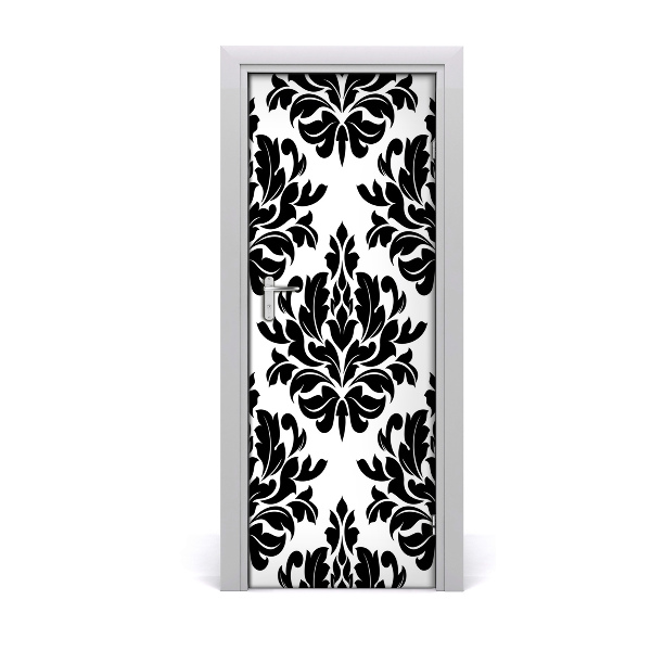 Fototapeta samolepiace na dvere Ornamenty na bielom pozadí