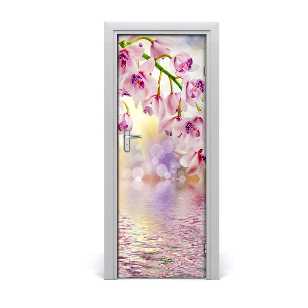 Fototapeta na dvere Voda z orchideí