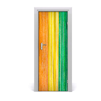 Fototapeta na dvere Farebné zvislé pruhy