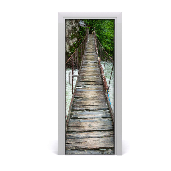 Fototapeta samolepiace na dvere Visutý most nad vodou