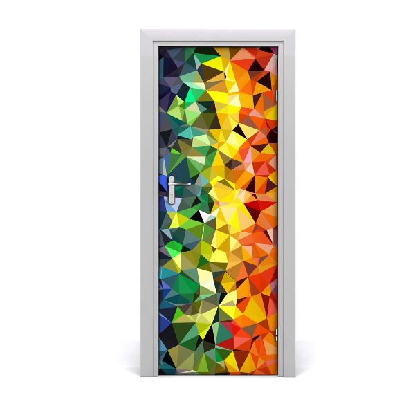 Fototapeta samolepiace na dvere Geometrické pozadie