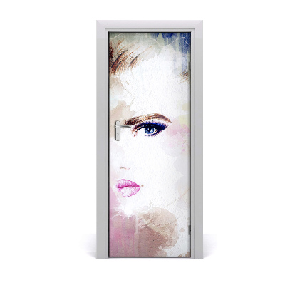 Fototapeta na dvere Abstraktná žena