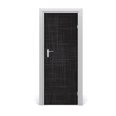 Fototapeta samolepiace na dvere Čierna textúra plátna